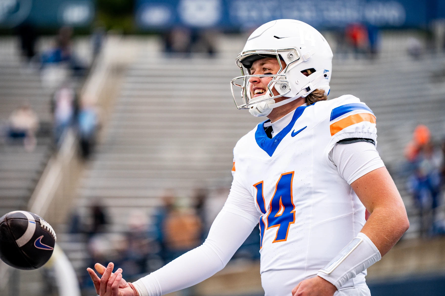 Football player in action