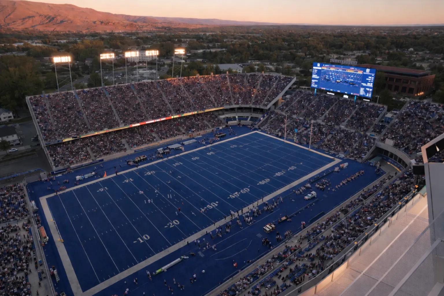 Young football players