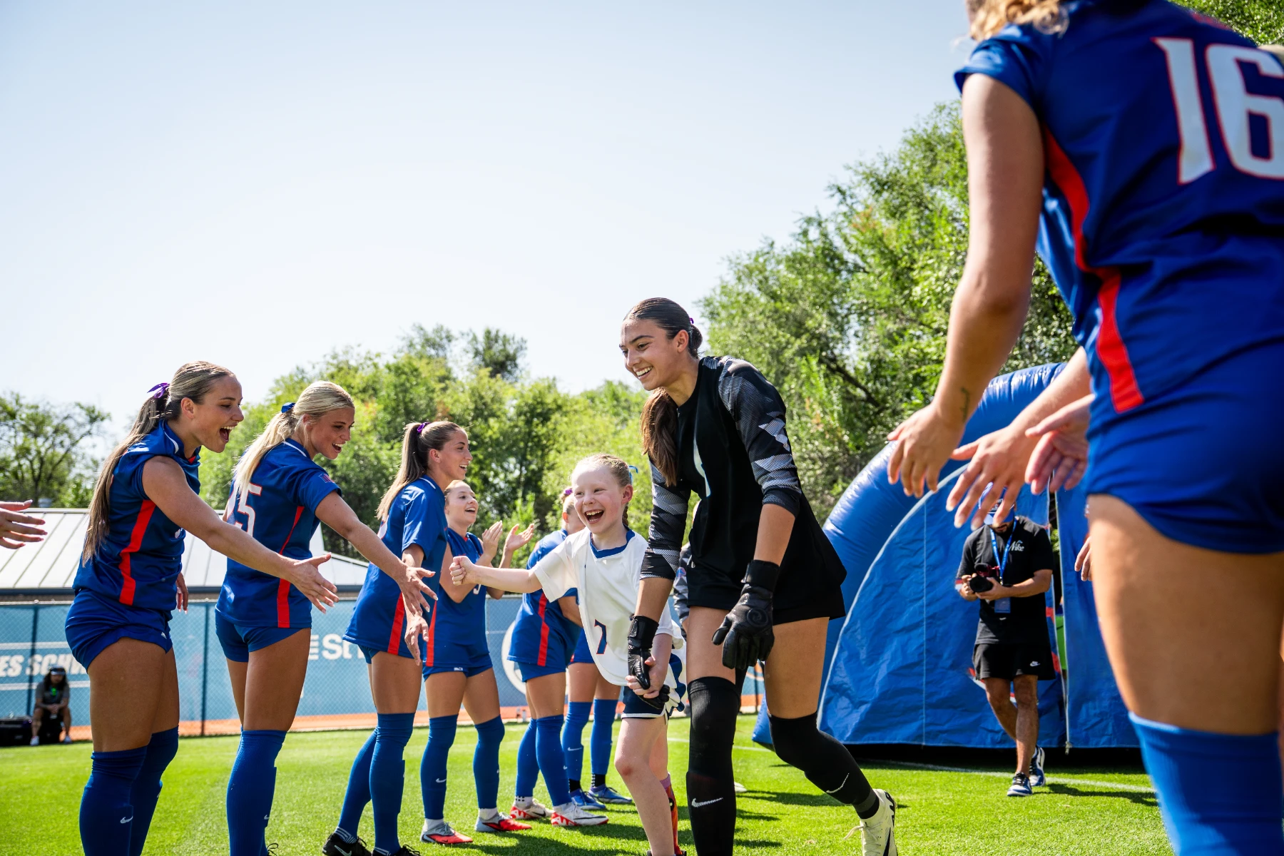 Boise State athlete in action