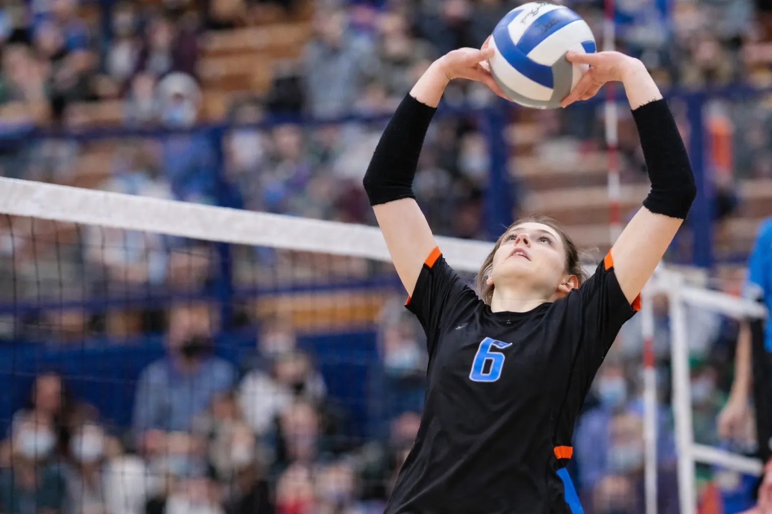 Young volleyball players